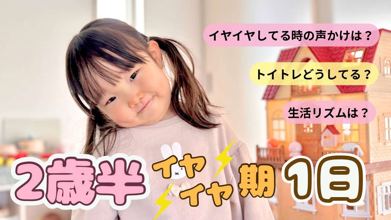 【想定外】2歳半イヤイヤ期の1日密着 / トイトレ進捗状況 / ハマっている室内遊び / 成長記録