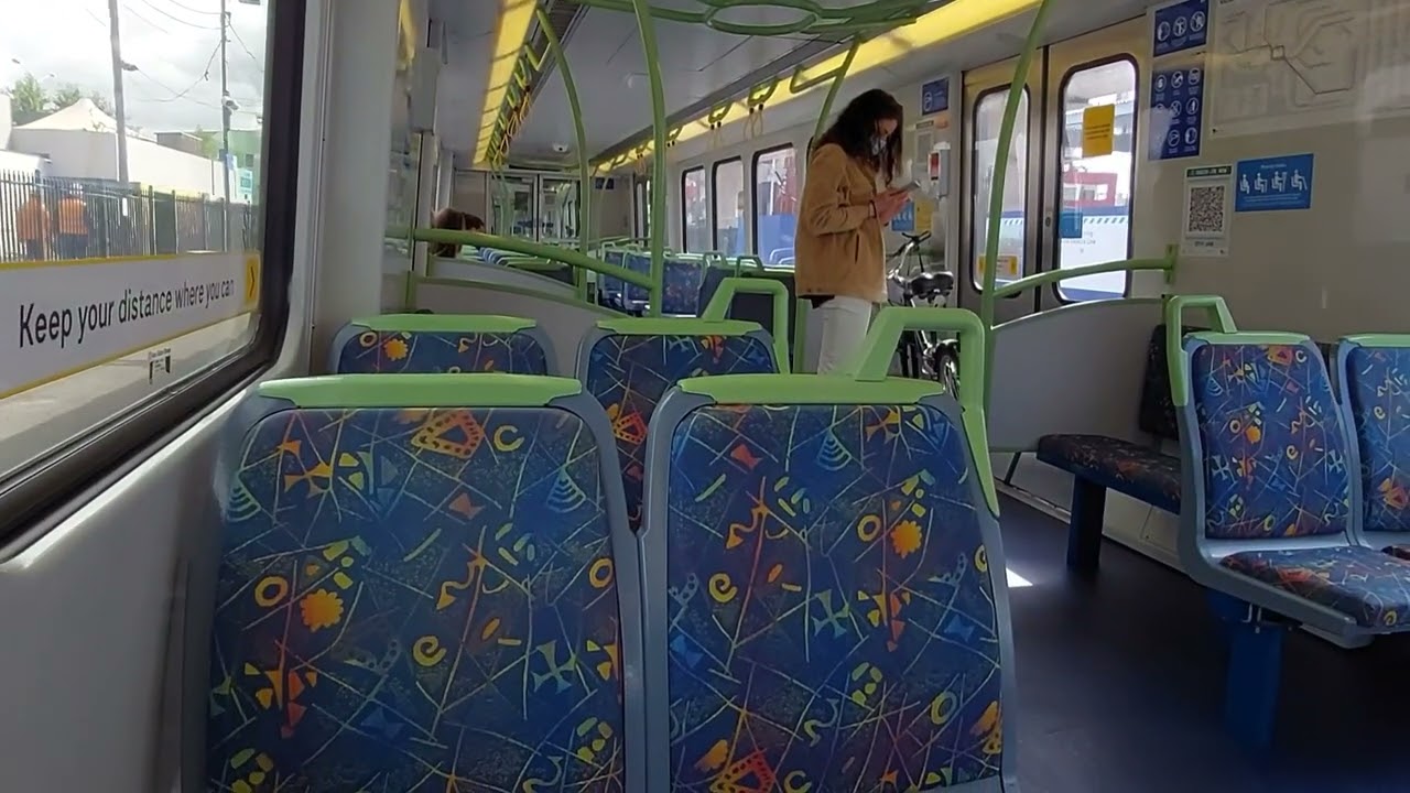 Clifton Hill train ride to Mernda station. Melbourne Australia.
