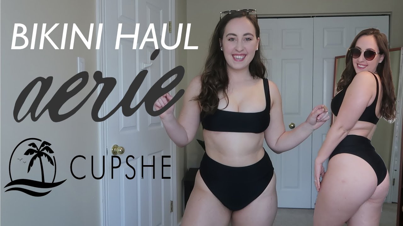 BIKINI TRY ON HAUL | CupShe, Aerie, Miraclesuit and More