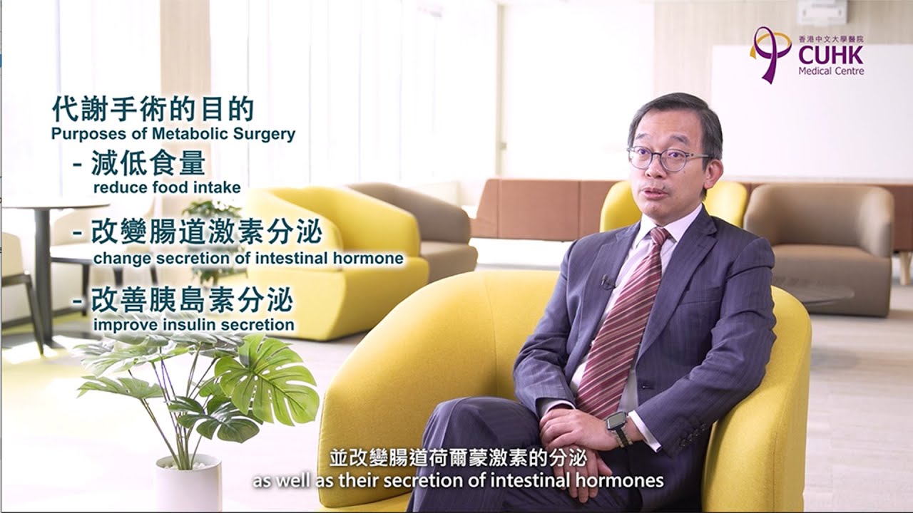[醫生講場] 外科手術可治療糖胖症嗎？(黃健鴻醫生) Can surgery treat Diabesity? (Dr WONG Kin Hung, Simon)