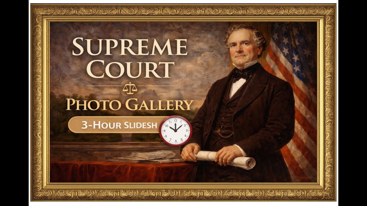 U.S. Supreme Court Photo Gallery | 3-Hour Historic Art Slideshow 🇺🇸⚖️