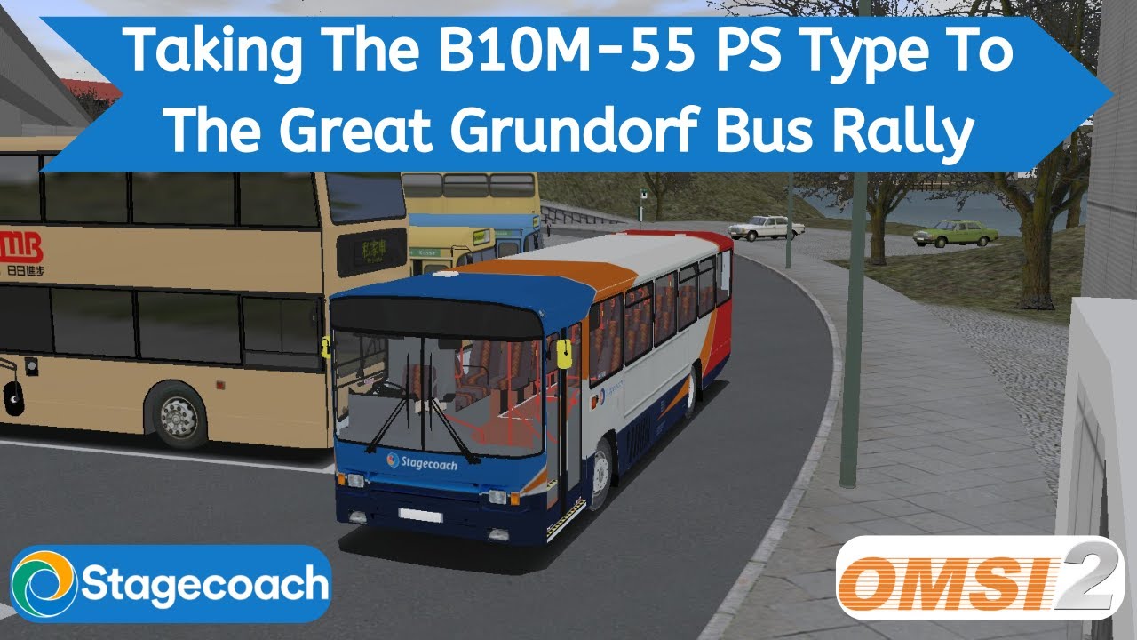 OMSI 2 | Volvo B10M-55 PS Type To The Bus Rally On Route 66 | Great Grundorf 2 RHD
