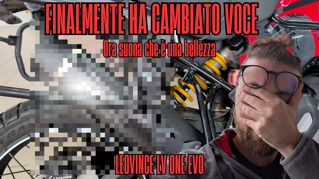 FINALMENTE HA CAMBIATO VOCE!! - Monto lo scarico nuovo sulla DesertX - Leovince LV One Evo