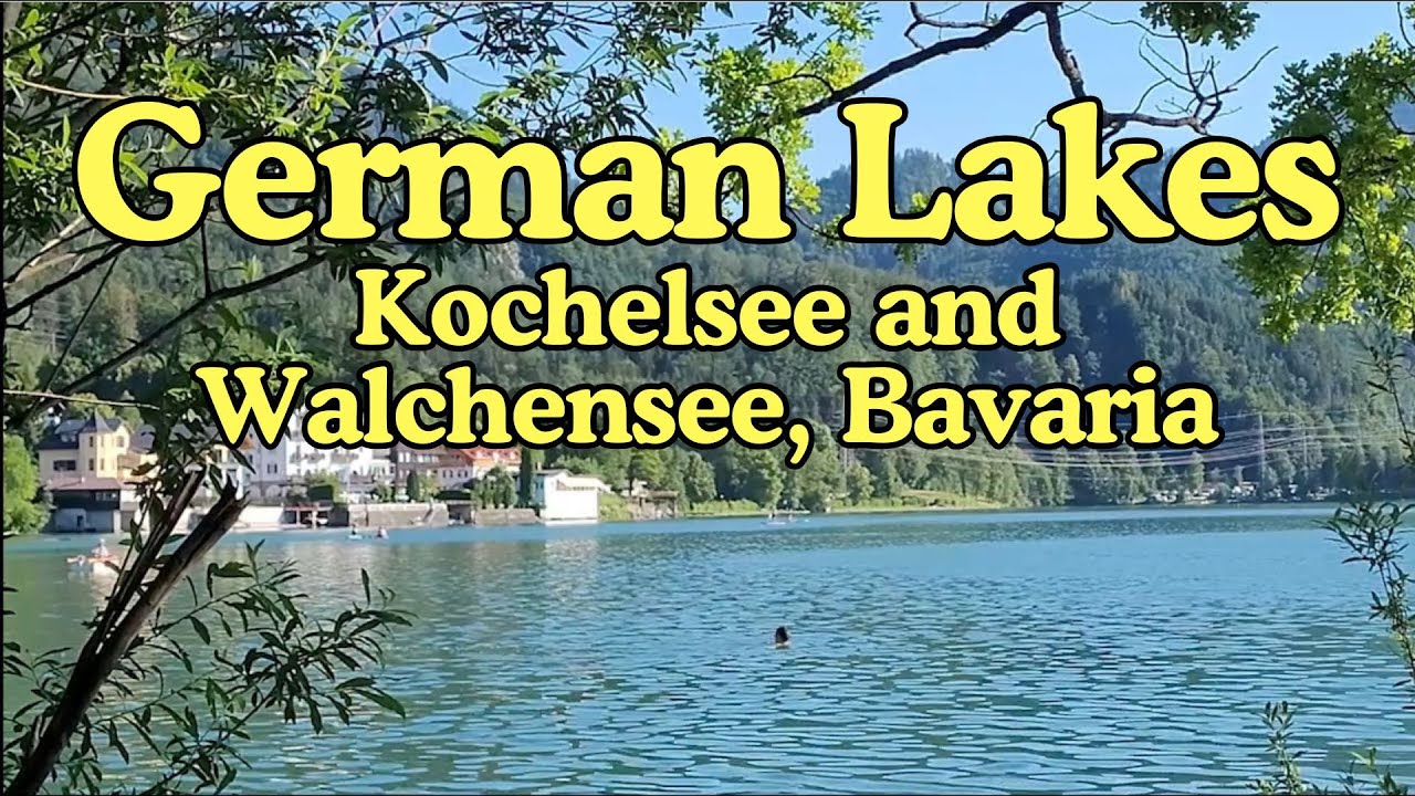 German lakes, from Stafflesee to Kochelsee and Walchensee, Bavaria, Germany