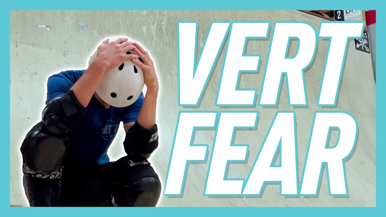 How to Overcome Fear To DROP IN ON VERT - 13 FT Drop In - Ramp 48 Vert Skateboarding