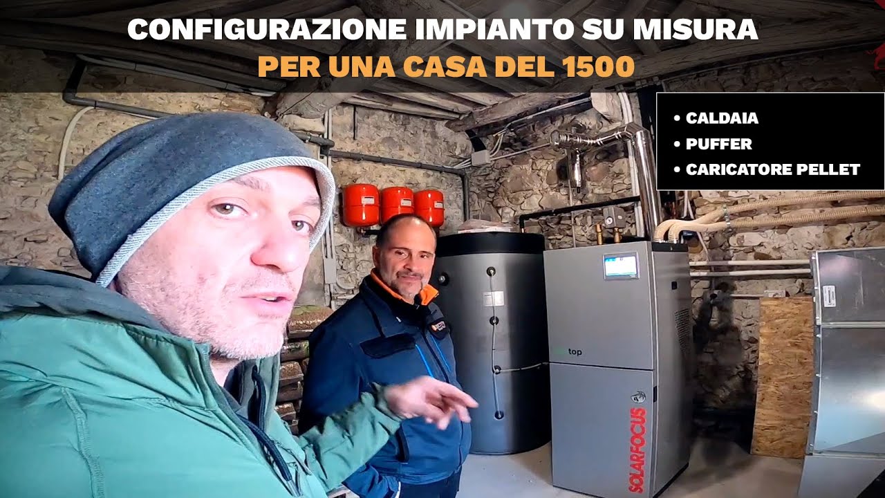 CALDAIA CON CARICATORE PELLET, come funziona?