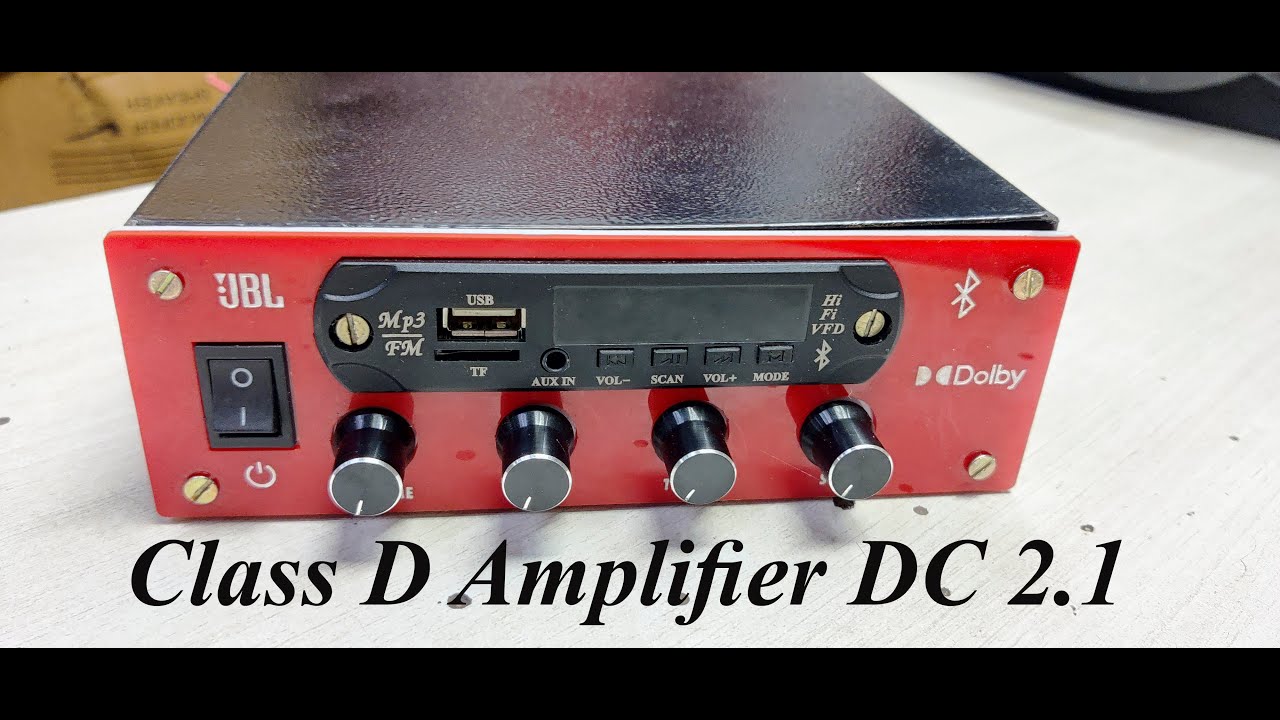 2.1 Class D Amplifier | Works On 12v And 24v Dc | Boost Converter Used Class D Amplifier | Testing |
