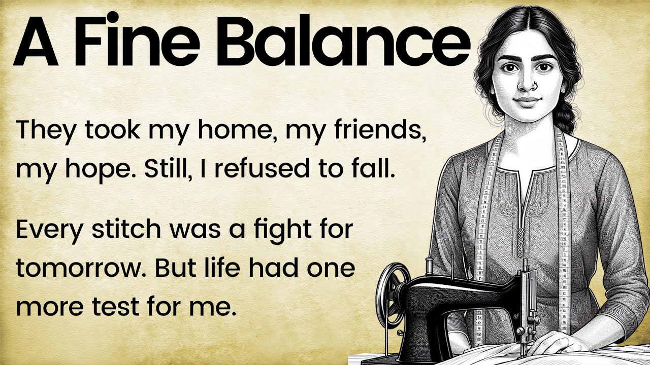 A Fine Balance ✅ Emotional English Story | Graded Reader (B1–B2 Level) ✅