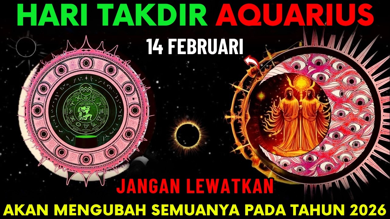 🔮 AQUARIUS 14 Februari 2026 – HARI TAKDIR yang Mengubah Segalanya! Jangan Abaikan Tanda-Tanda Ini 💥♒