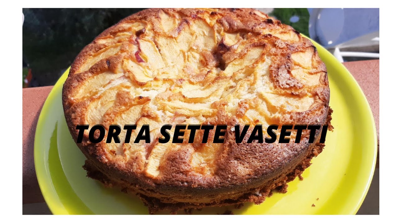 TORTA SETTE VASETTI con mele e marmellata super facile