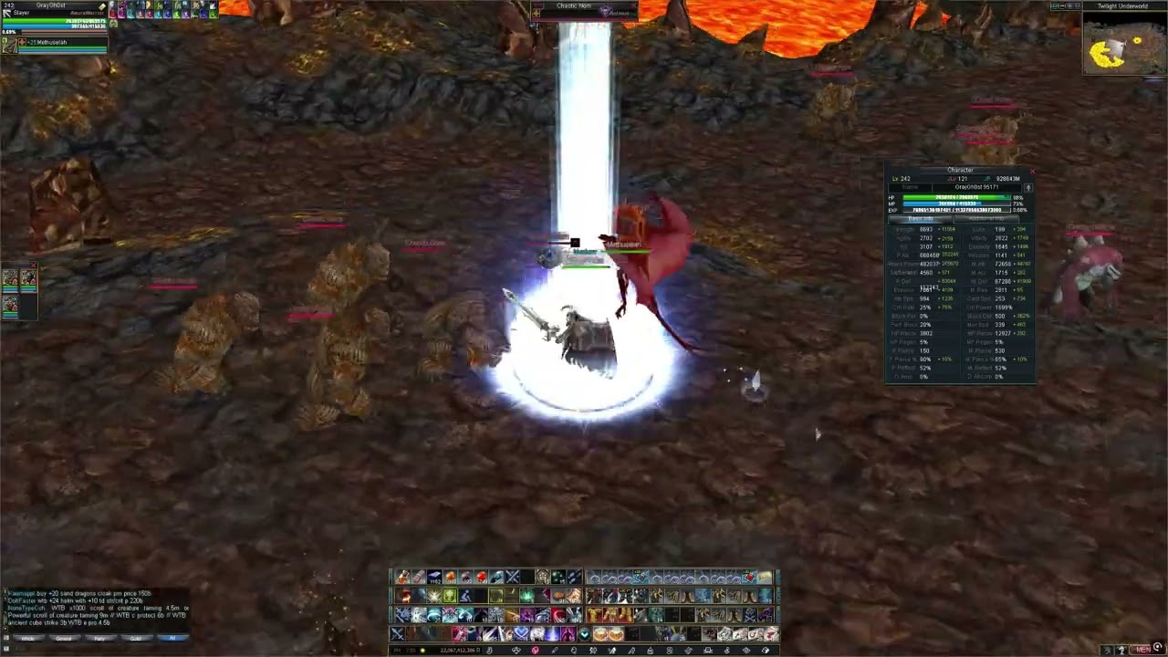 Rappelz Slayer Farming Twilight Chaotics/Timru