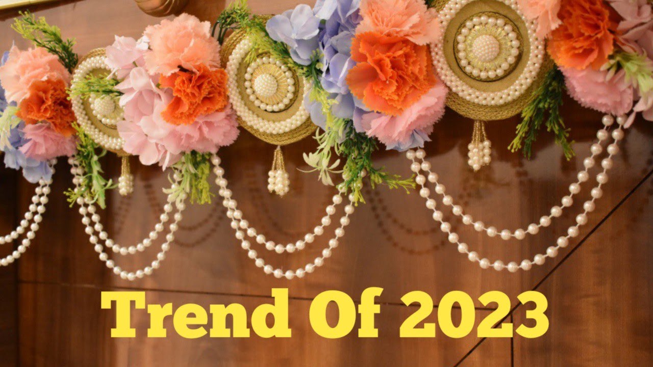 Designer Toran Making At Home // Bandanwar, DIY Door Hanging // New Trendy Pattern Of 2023