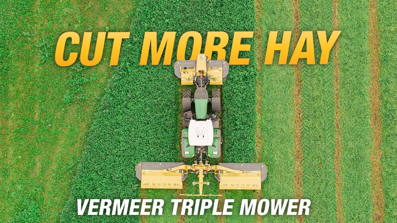 Built for big cuts: The Vermeer triple mower in action
