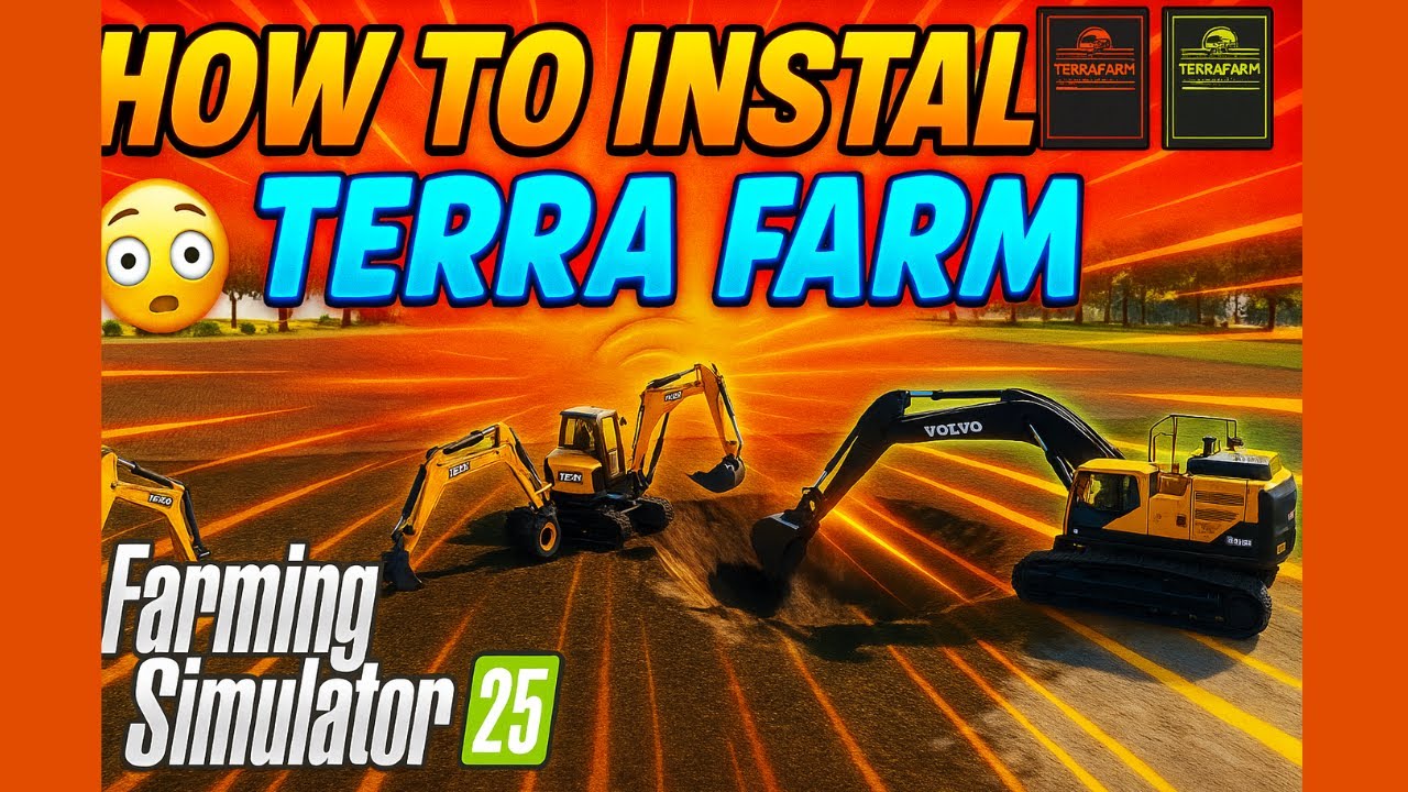 Как скачать и установить мод TerraFarm в Farming Simulator 25 | Учебное пособие по майнингу и коп...