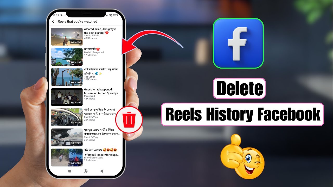 Как удалить историю просмотров Reels на Facebook | Очистить историю просмотров Reels на Facebook ...