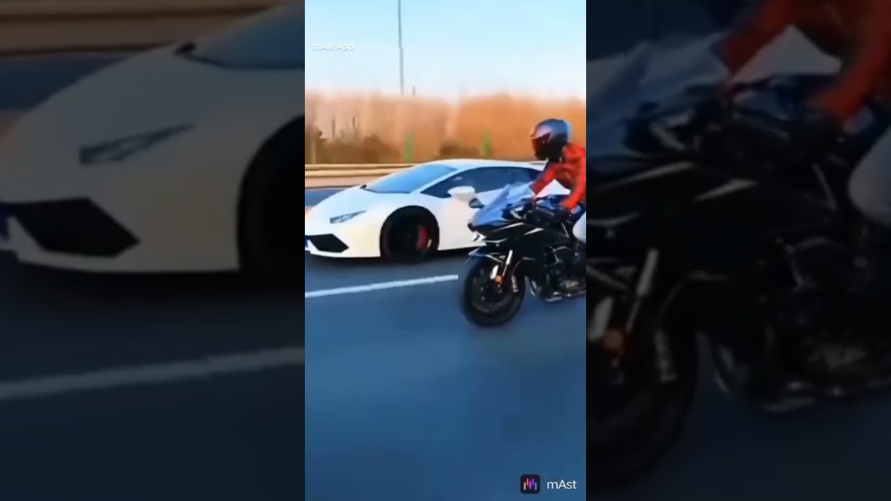 Ninja x2r vs super car