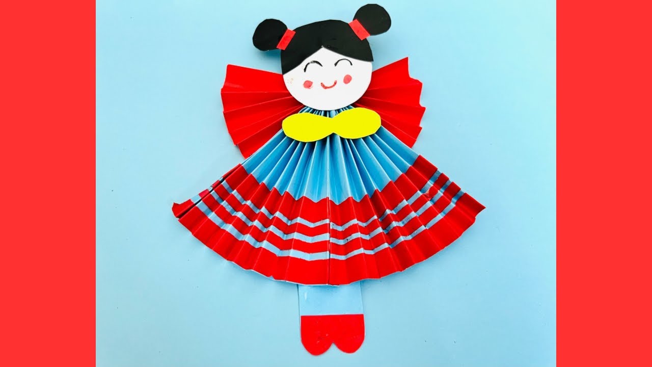 Easy Craft Idea / How To Make Paper Doll / Origami