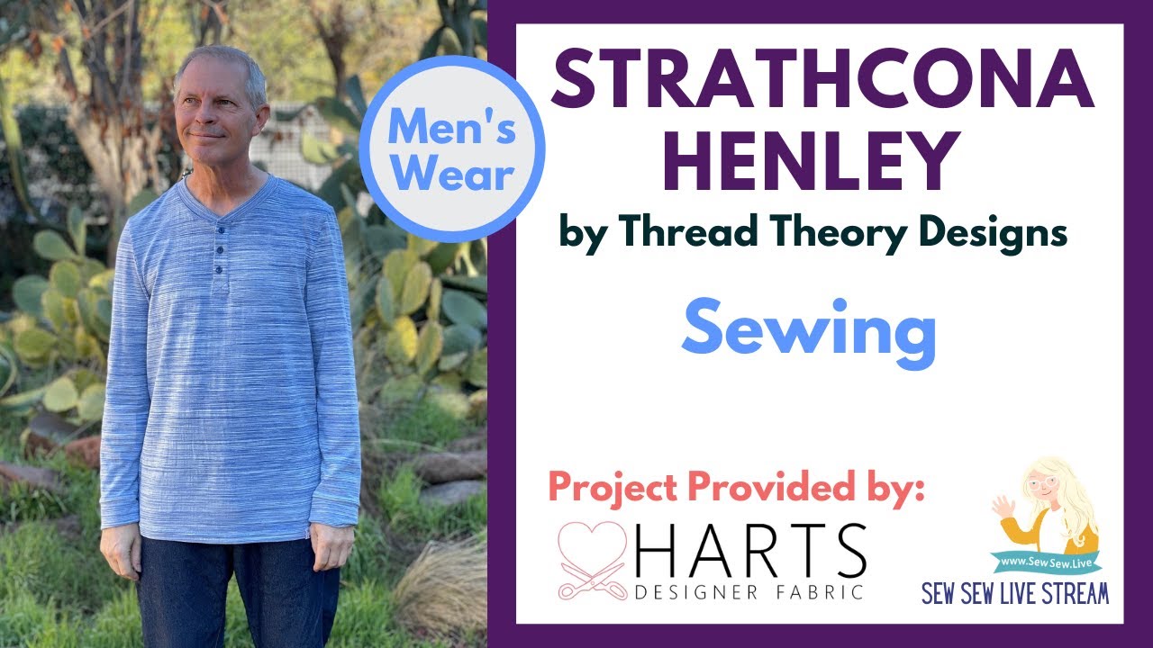 Sewing Strathcona Henley by Thread Theory Designs