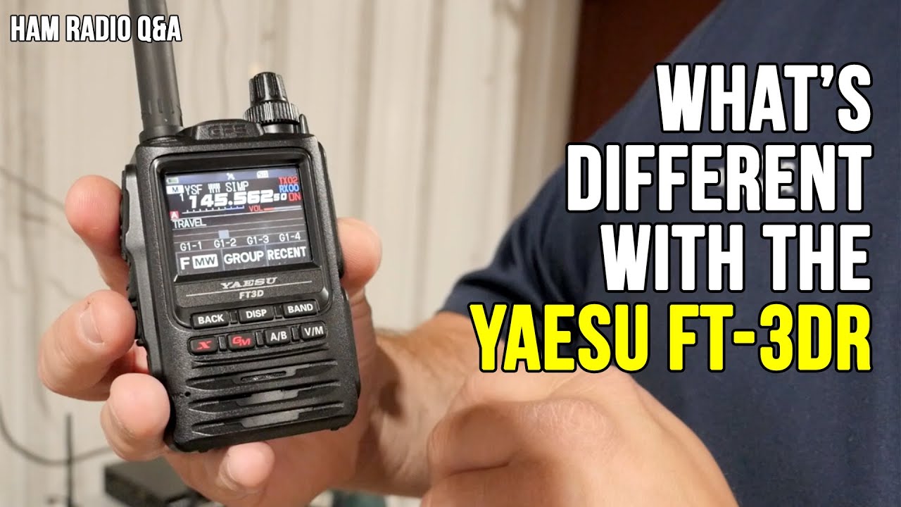 Yaesu's FT-3DR a conversation with John Kruk - Ham Radio Q&A