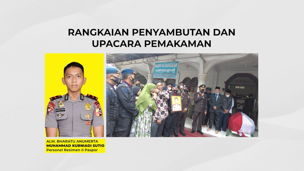 Bharatu Anumerta Muhammad Kurniadi Sutio || Jasadmu Sepi Jasamu Abadi