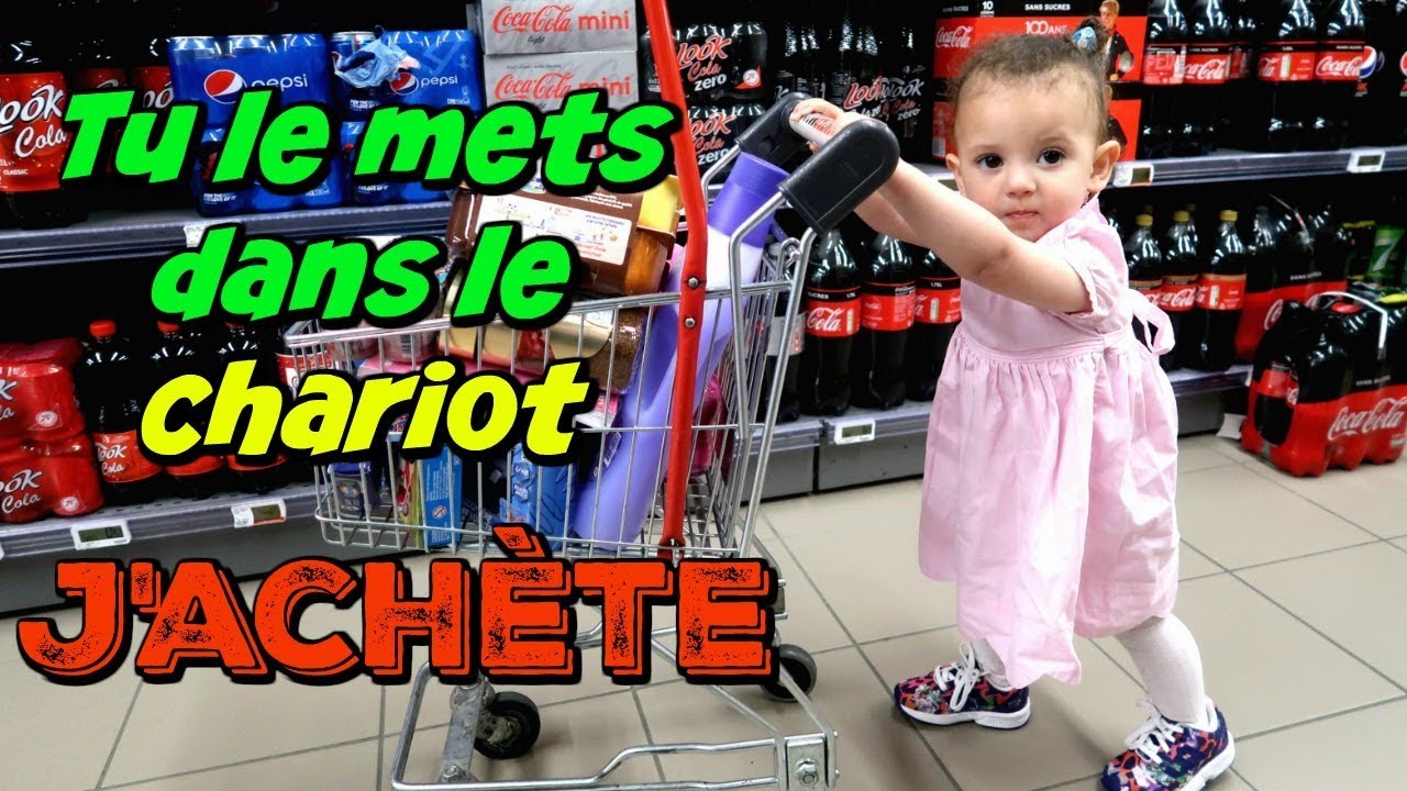 Tout ce que KAMILIA met dans le chariot nous l'achetons! que vas t-elle acheté?