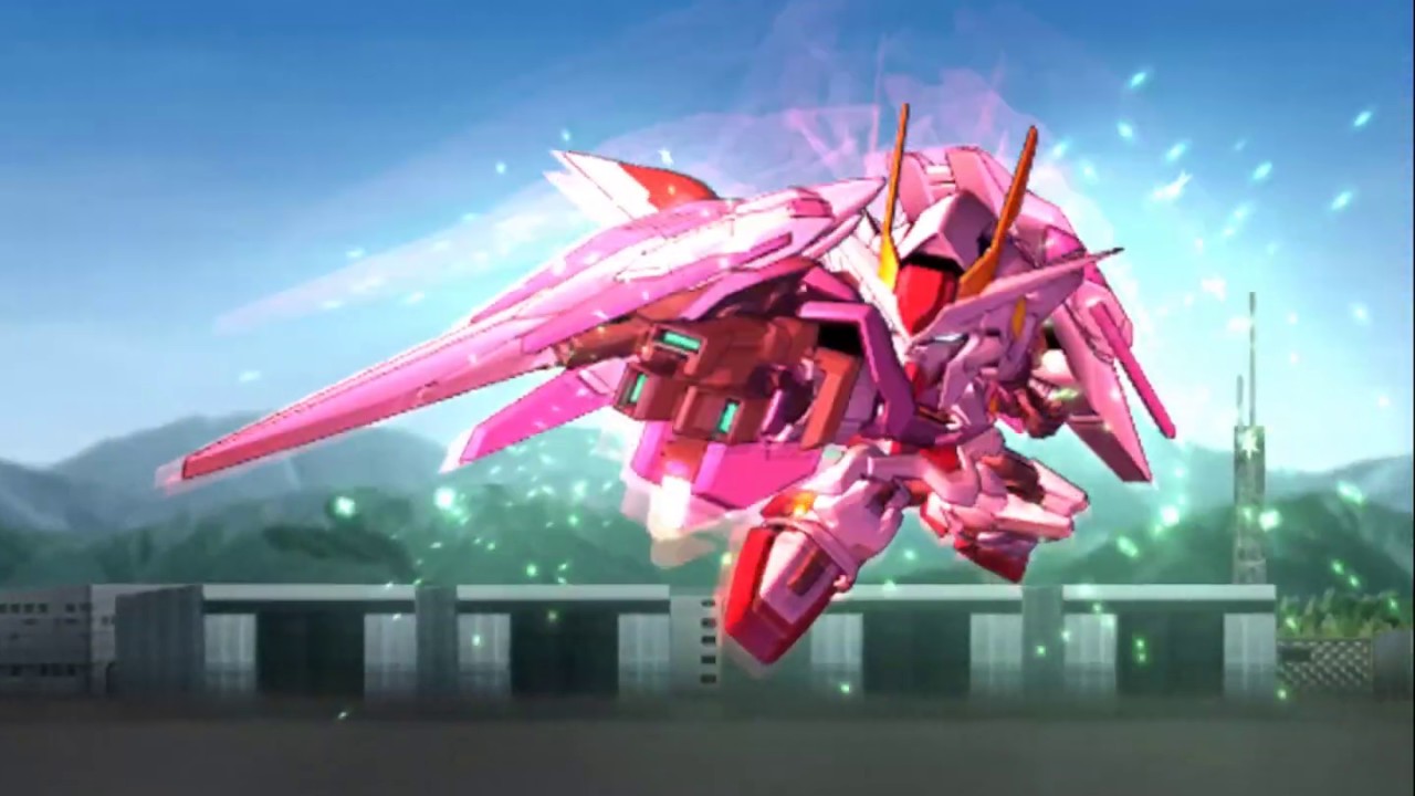 SD Gundam G-Generation Wars - 00 Raiser (Final Battle Specification) (Trans-Am) All Animations