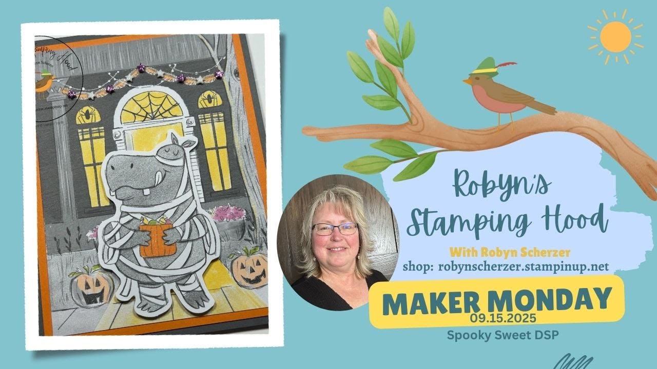 Stampin' Up! Spooky Sweet DSP-Maker Monday 09.15.2025