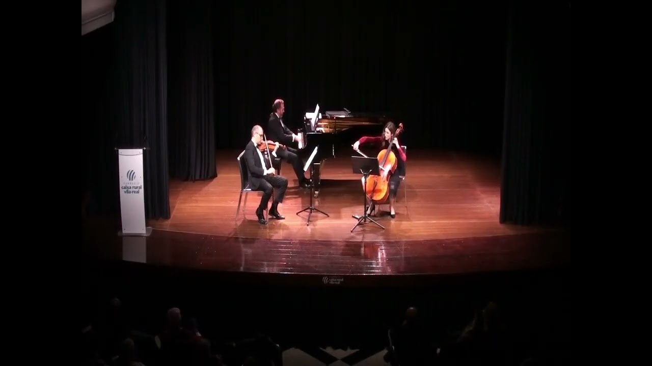 Trio Benlliure. Felix Mendelsohn Piano trio n°1 Re menor, op. 49