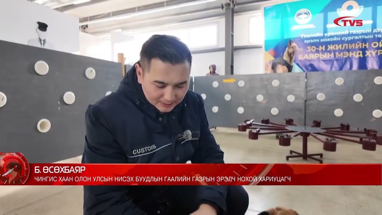 Хар тамхи, мансууруулах бодис нэвтрүүлэхгүй байх хариуцлагатай үүргийг эрэлч ноход гүйцэтгэж байна
