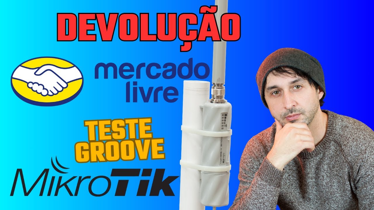 Teste Mikrotik Groove em AP 2.4GHz configuração como roteador.
