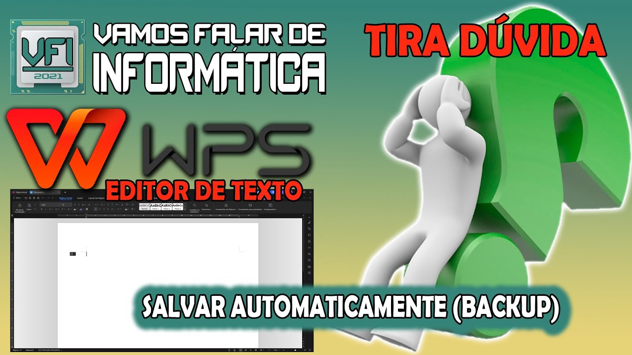WPS Office | Tira Dúvidas 1 | Salvar Automaticamente (Backup)