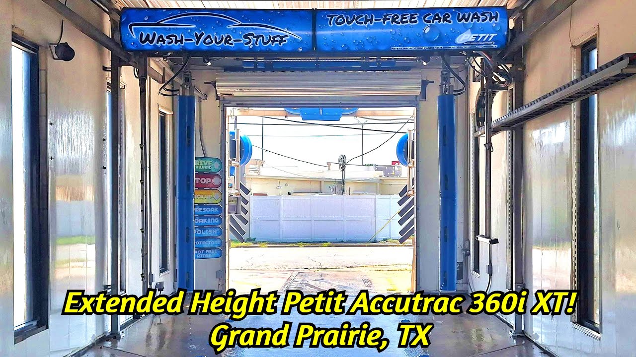 No. 81 - Extended Height Petit Accutrac 360i XT! Wash Your Stuff Car Wash - Grand Prairie TX