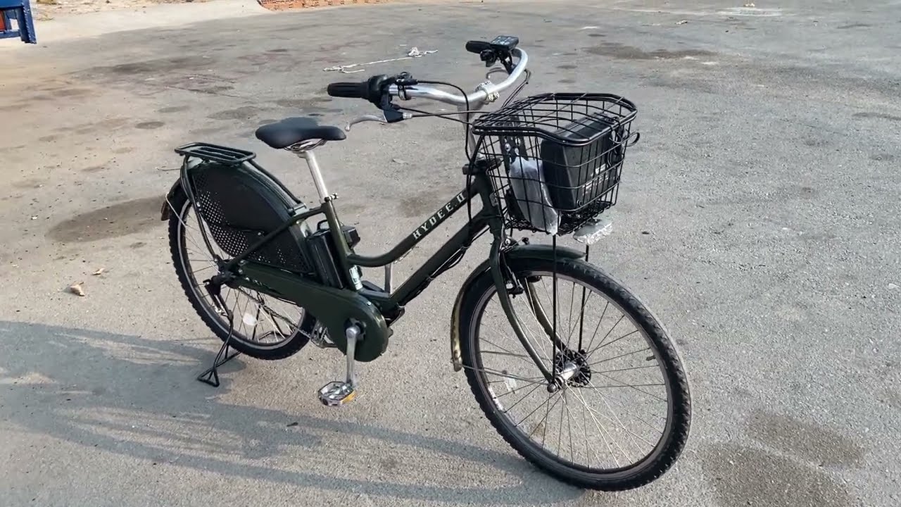 X588 : Xe đạp điện mini trợ lực Yamaha Hydeer đời cao hàng Nhật
