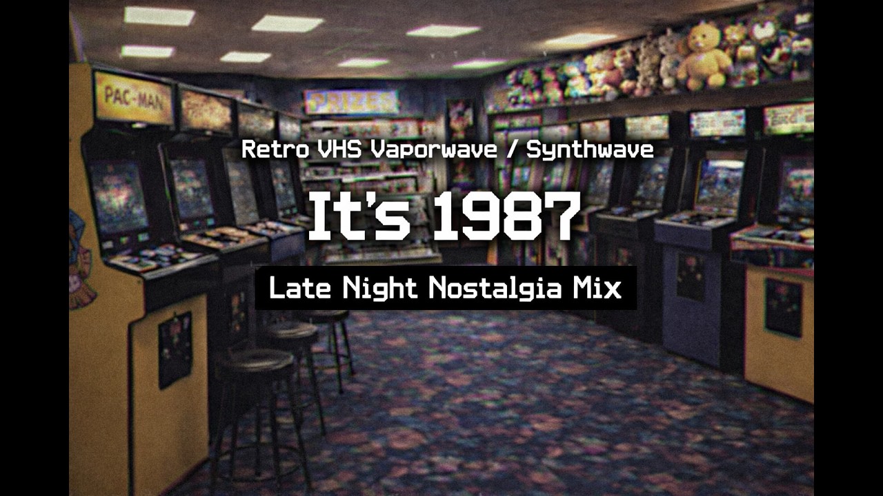 Retro VHS Vaporwave ~ Synthwave // It’s 1987 Late Night Nostalgia Mix
