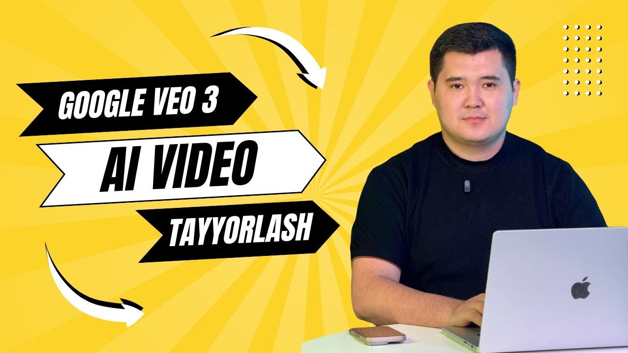 Google Veo3 da video tayyorlash. Suniy intellektda video tayyorlash #ai #suniyintellekt 