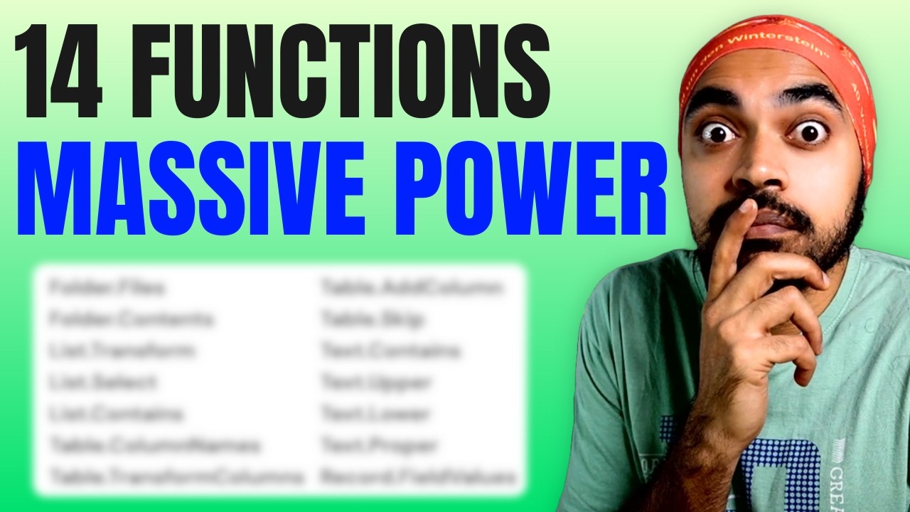 Функции Power Query, открывающие возможности для серьезной автоматизации.