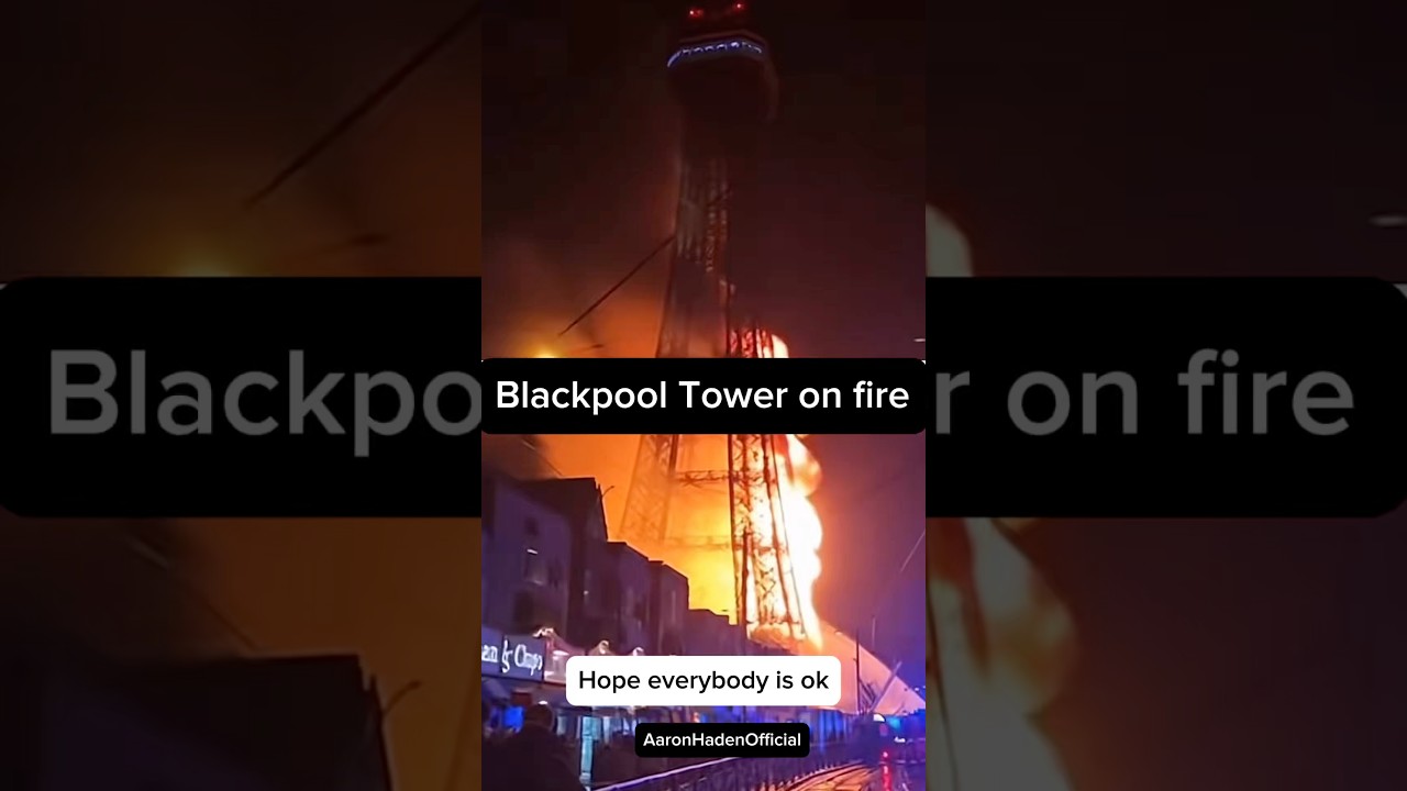 😳 #blackpool #blackpooltower #breakingnews #news #fypシ #seaside #holiday #blackpoolpleasurebeach