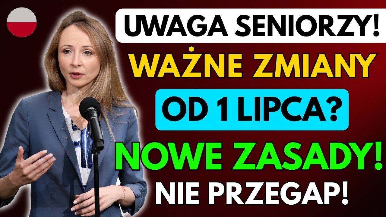 EMERYCI: Od 1 Lipca Wielkie Zmiany! ZUS, Emerytury, Renty i Dodatki 2026