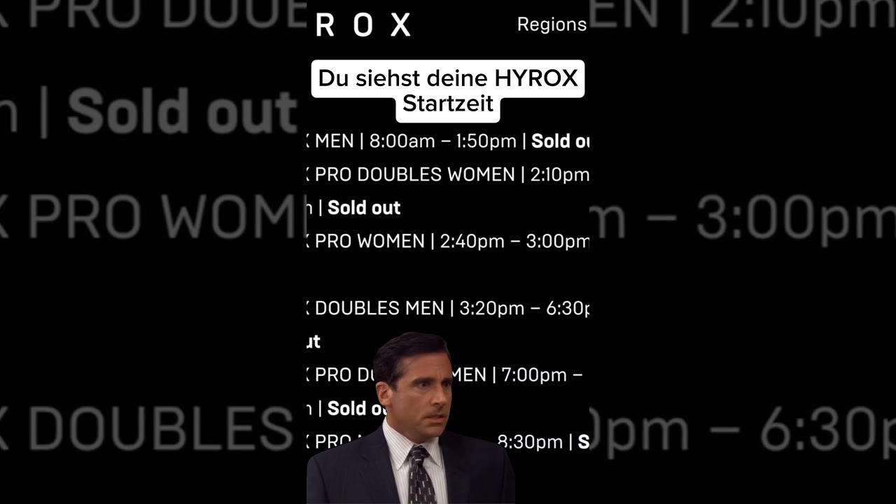 Du siehst deine HYROX Startzeit🥱 #HYROX #HYROXTraining #HYROXCommunity