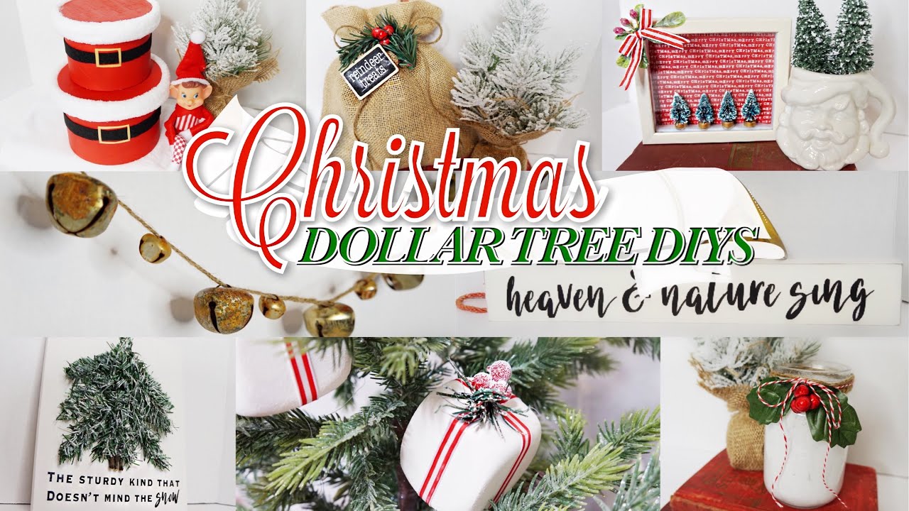 *NEW* DOLLAR TREE CHRISTMAS DIYS 2020 🌲 | Farmhouse Christmas Decor