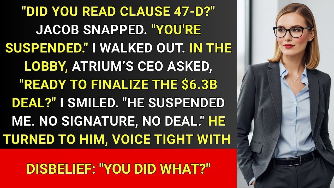 A Powerful Executive Fired Me—Minutes Later, Their $6 3B Merger Collapsed Ove