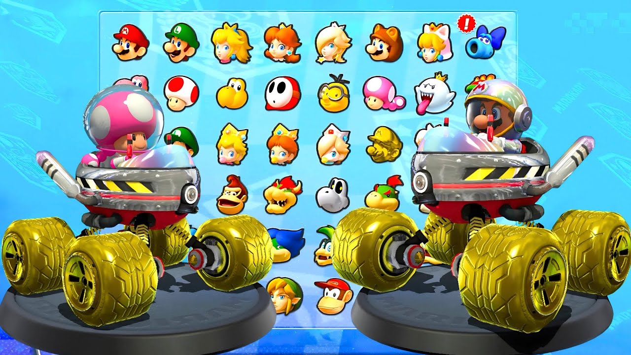 Mario Kart 8 Deluxe: Toadette Astronaut Takes on Mario Satellaview in a Sci-Fi Showdown!