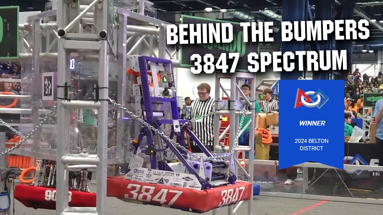 3847 Spectrum | Behind the Bumpers | FRC CRESCENDO Robot
