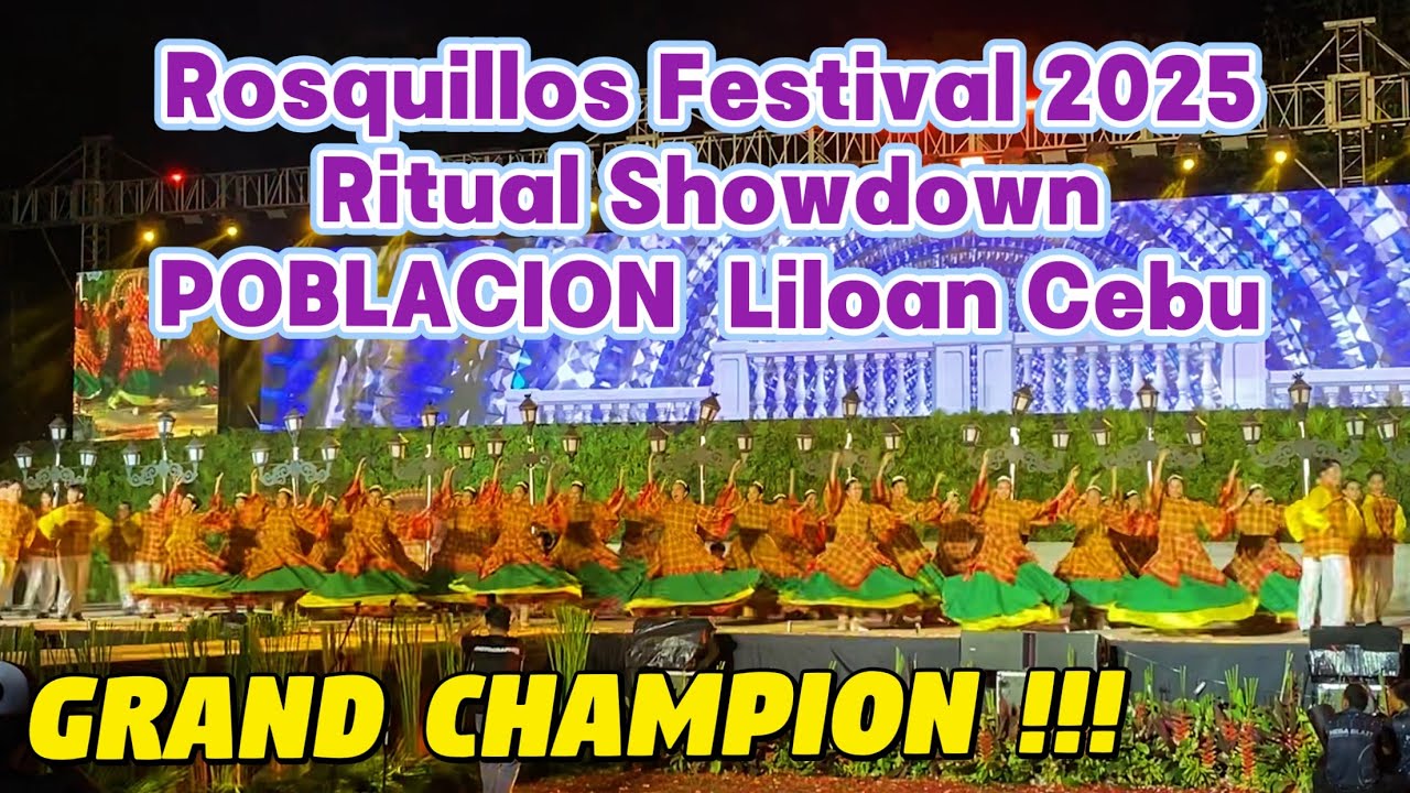 Rosquillos Festival 2025 POBLACION CHAMPION WINNER Ritual Showdown Liloan Cebu Dance Cultural Dance