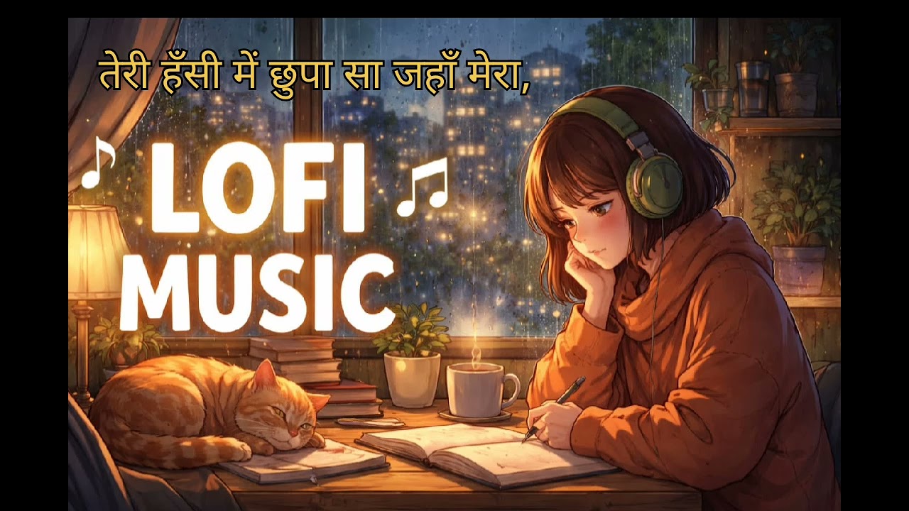 तेरी हँसी में छुपा सा जहाँ मेरा,💘Romantic mashup lofi #viral #lofi #song #trading 