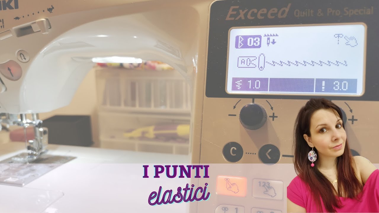 Punti elastici nella macchina per cucire, quali sono e quali usare