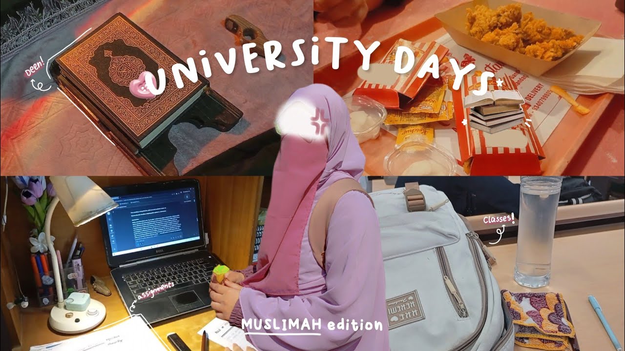 lectures, assignments & deen 🌙 | last days of first semester ☁️ University life of a muslimah