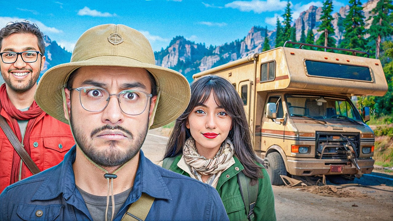 I WENT A DANGEROUS ROAD TRIP WITH FRIENDS | RV THERE YET? #1