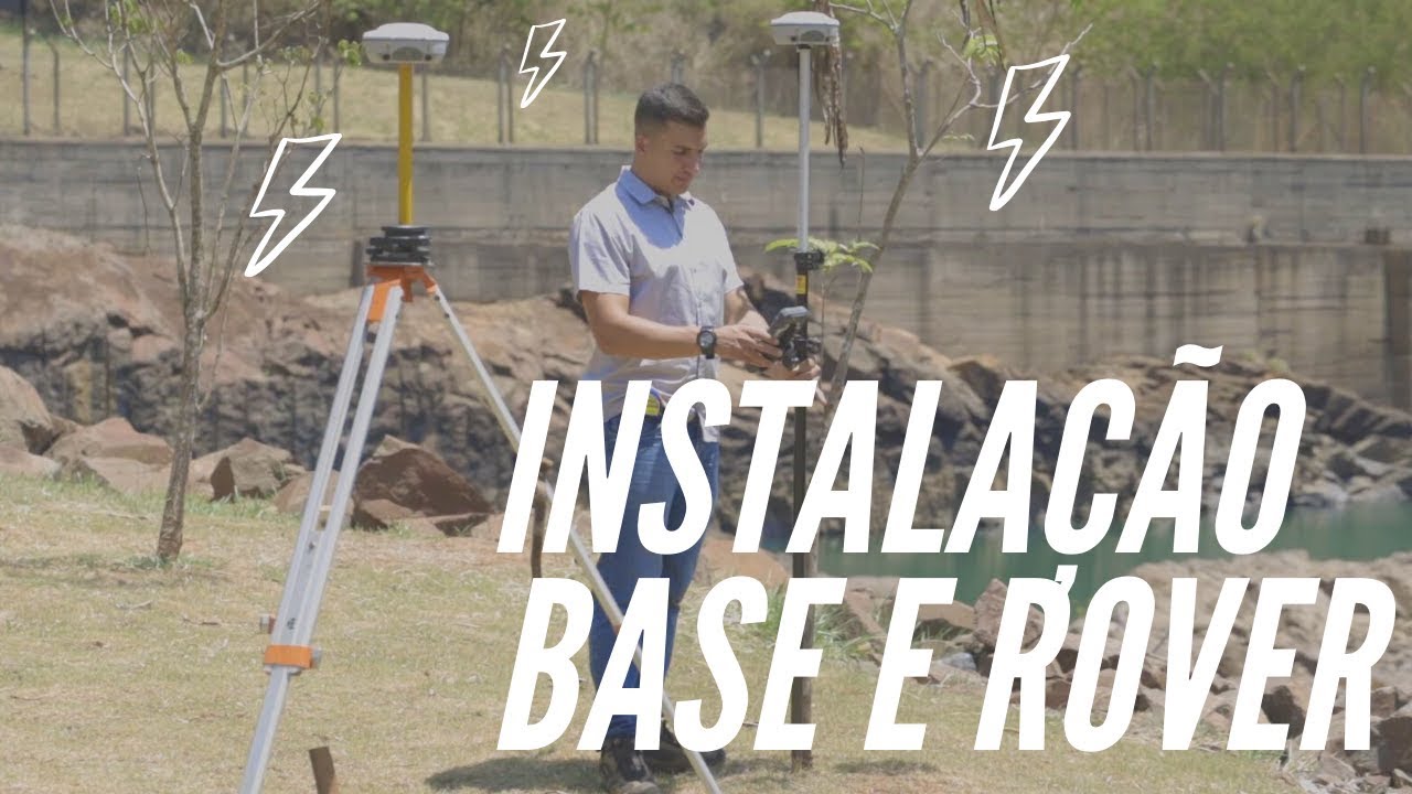 GNSS RTK | Instalação BASE e ROVER