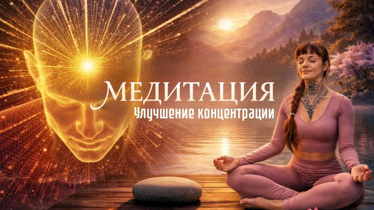 Медитация на улучшение концентрации и контроля над мыслями | 10 минут